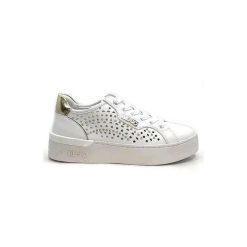 Liu.Jo Liu.Jo Ba4039 Cuir Blanc Dore Baskets