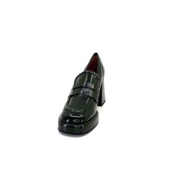 Evaluna Ivoire 9810 Cuir Vernis Verde Escarpins