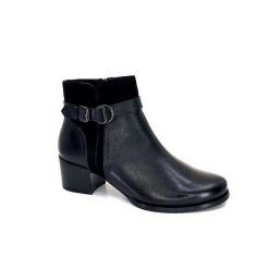 Regarde Le Ciel Regarde Le Ciel Jolene 23 Cuir Noir Bottines