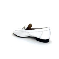 Ivoire0236a Ivoire 54564Dl Cuir Blanc Mocassins