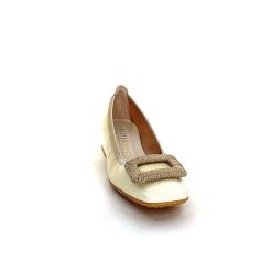 Hispanitas Hispanitas Hv 243406 Cuir Vernis Creme Ballerines