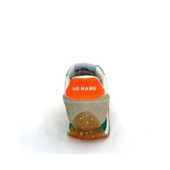 No Name No Name City Run Jogger W Daim Beige Orange Textile Blanc Baskets