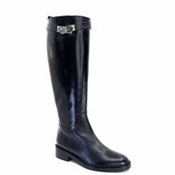 JHay J.Hay 1101 Cuir Noir Bottes