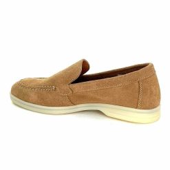 Ivoire0209b Ivoire 12851 Daim Beige Mocassins