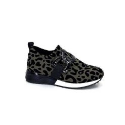 Ivoire0317a Ivoire 2203626 Textile Kaki Noir Leo Baskets