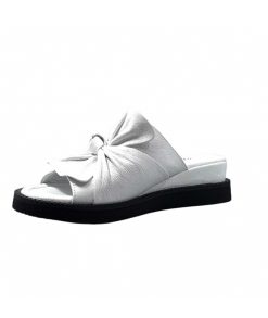 Ivoire-354 Ivoire 107 911 Cuir Blanc Mules