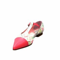 Dansi Dansi 5232 Flower Cuir Rose Ballerines