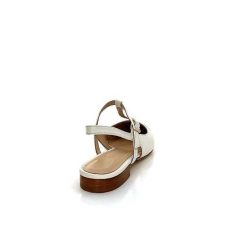 Ivoire0347b Ivoire Ch788 Cuir Creme Ballerines