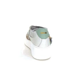 Méliné Meline Ne 831 Cat 1 Var Cuir Gris Textile Bleu Rose Bijoux Baskets