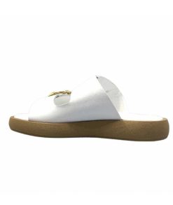 top tris srl Ivoire 8022-02 Cuir Blanc Mules