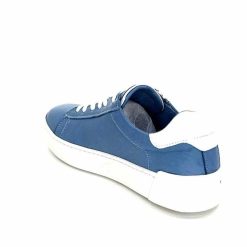 ivoire422 Ivoire 278 Cuir Bleu Baskets