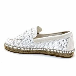 Gaimo Gaimo Zona Textile Blanc Mocassins