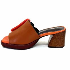 noa harmon Noa Harmon 9678M07 Cuir Multi Marron Orange Mules