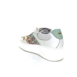 Méliné Meline Ne 831 Cat 1 Var Cuir Gris Textile Bleu Rose Bijoux Baskets