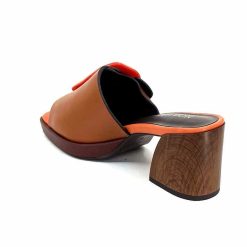 noa harmon Noa Harmon 9678M07 Cuir Multi Marron Orange Mules