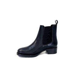 We Do Ivoire 99763 Cuir Noir Bottines