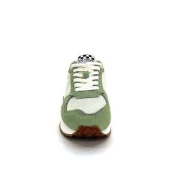 No Name No Name Tova Runner W Daim Vert Textile Vert Blanc Orange Baskets