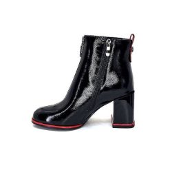 Elue Par Nous Elue Par Nous Paella Cuir Noir Vernis Bottines