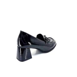 Ivoire0130a Ivoire 204823 Cuir Vernis Noir Mocassins