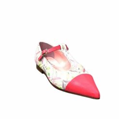 Dansi Dansi 5232 Flower Cuir Rose Ballerines