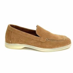 Ivoire0209b Ivoire 12851 Daim Beige Mocassins