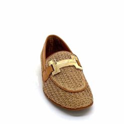 382-ivoire Ivoire 2058 Raffia Coconut Mocassins