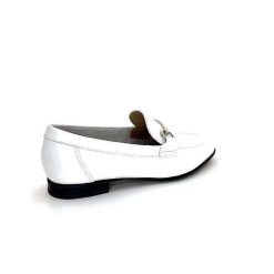 Ivoire0236a Ivoire 54564Dl Cuir Blanc Mocassins