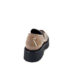 Ivoire0130a Ivoire 1M4883 Cuir Vernis Marron Mocassins