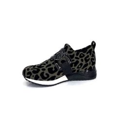 Ivoire0317a Ivoire 2203626 Textile Kaki Noir Leo Baskets