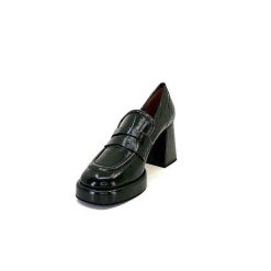 Evaluna Ivoire 9810 Cuir Vernis Verde Escarpins