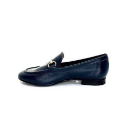 Ivoire0236a Ivoire 54564Dl Cuir Bleu Marine Mocassins