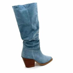 Alpe Alpe 50171126 Daim Bleu Ciel Bottes