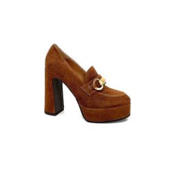 chantal Escarpins Chantal 2194 Daim Marron Escarpins