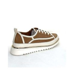 XSA Xsa 9951 Cuir Daim Beige Marron Baskets