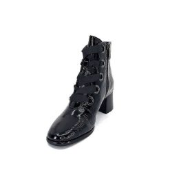 Regarde Le Ciel Regarde Le Ciel Ines 65 Cuir Vernis Noir Bottines