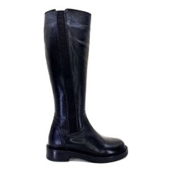 398-ivoire Ivoire 5276 Alexis Cuir Noir Bottes