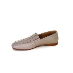 Ivoire-354 Ivoire 150870 Cuir Taupe Mocassins