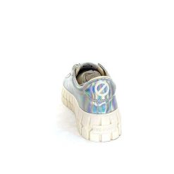 No Name No Name Play Sneaker W Cuir Argent Irise Baskets