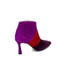 l'arianna L'Arianna Tr1672 Daim Prune Rouge Fushia Bottines