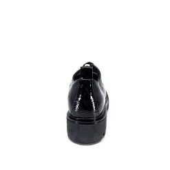 Ivoire0130a Ivoire 3G4835 Cuir Vernis Noir Lacets