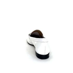 Ivoire0236a Ivoire 54564Dl Cuir Blanc Mocassins