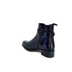 We Do Ivoire 99766 Cuir Noir Bottines