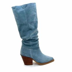 Alpe Alpe 50171126 Daim Bleu Ciel Bottes