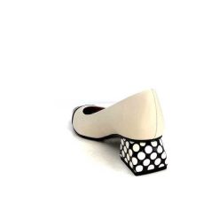 Dansi Dansi 5943 Cuir Creme Escarpins