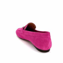 Ivoire0209b Ivoire 12807 Daim Fuchsia Mocassins