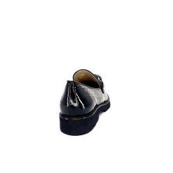 Ivoire0236a Ivoire 54595 Cuir Vernis Coco Noir Mocassins