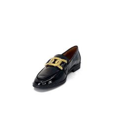 Ivoire0317a Ivoire 2200127-1301 Cuir Vernis Noir Mocassins