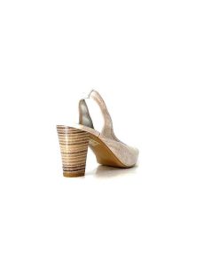 qootum- modascoop Qootum 13940 Luna Cuir Beige Escarpins