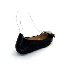 la ballerina La Ballerina N11-01 Cuir Noir Bijoux Ballerines