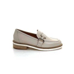 Ivoire0347b Ivoire K557 Cuir Creme Mocassins